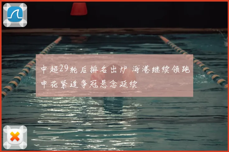 中超29轮后排名出炉 海港继续领跑申花紧追争冠悬念延续